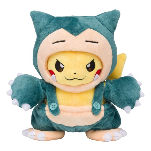 Pokemon Center Original stuffed Snorlax maniac Pikachu