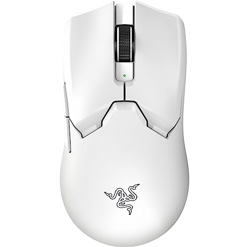 Razer Viper V2 Pro HyperSpeed Wireless Gaming Mouse: 59g Ultra-Lightweight - Optical Switches Gen-3-30K Optical Sensor - On-Mouse DPI Controls - 80hr Battery - USB Type C Cable Included - White - White