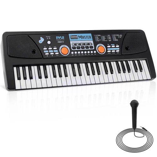Portable Piano Keyboard & Microphone