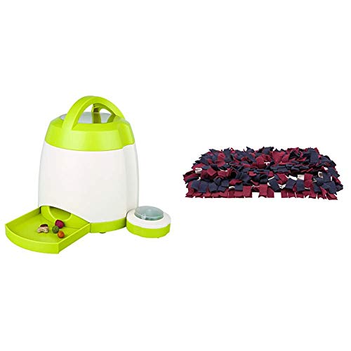 TRIXIE 32040 Dog Activity Memory Trainer 2.0, ø 20 × 24 cm & 32037 Dog Activity Schnüffelteppich, 50 × 34 cm - Memory Trainer + Schnüffelteppich