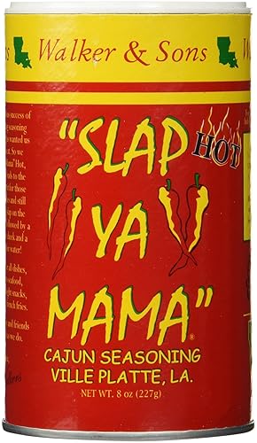 Slap Ya Mama Cajun Seasoning from Louisiana, Hot Blend, No MSG and Kosher, Pack of 2