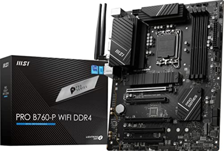 MSI PRO B760-P WiFi DDR4 ProSeries Motherboard