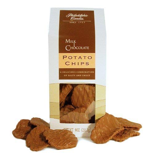 Philadelphia Candies Original Potato Chips, Milk Chocolate Covered 9 Ounce Gift Bag - Original / Milk Chocolate - 9 Ounce (Pack of 1)