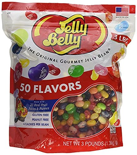 Jelly Belly 3 Pound Bag - 50 Flavors - Kosher Certified (Pack of 1) - Assorted - 48.0 Ounce (Pack of 1)