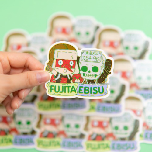 Dorohedoro Fujita x Ebisu Die Cut Vinyl Sticker
