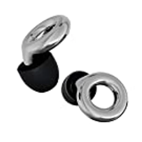 Loop Experience Ear Plugs for Concerts – High Fidelity Hearing Protection for Noise Reduction, Motorcycles, Work & Noise Sensitivity – 8 Ear Tips in XS, S, M, L – 18dB Noise Cancelling - Silver