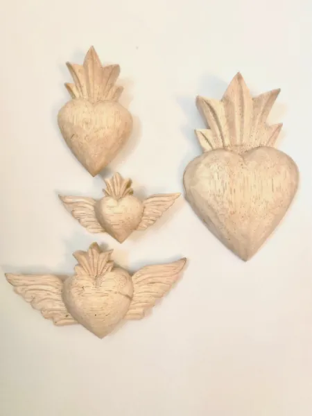 Wooden Heart (DIY ver.) | Winged Heart | Sacred Heart
