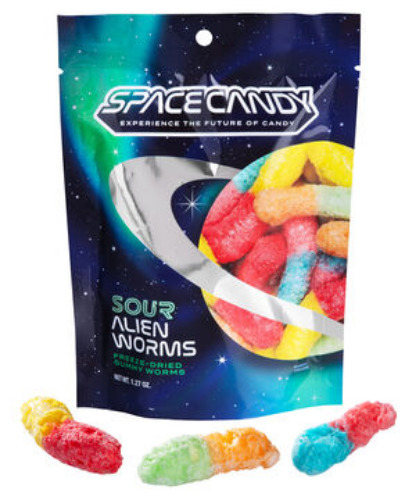 Freeze Dried Sour Gummy Worms