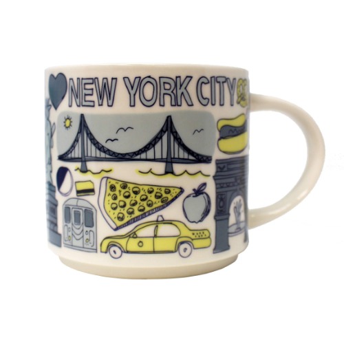 Starbucks Been There Series New York City Ceramic Mug, 14 Oz - 