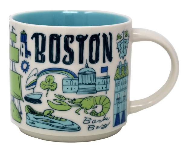 Starbucks Coffee Mug - Been There Series Across The Globe (Boston) - 