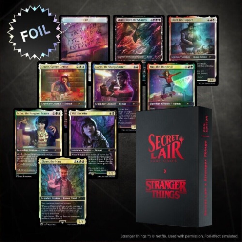 MTG Secret Lair X Stranger Things FOIL Edition New Sealed
