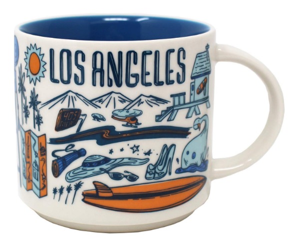 Starbucks Been There Series Los Angeles Ceramic Mug, 14 Oz - 