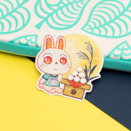 Ruby Die Cut Holographic Stars Vinyl Sticker