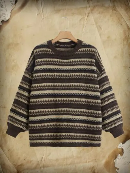 Oversized knit sweater