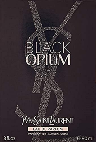 Yves Saint Laurent Eau De Parfum Spray for Women, Black Opium, 3 Ounce - 3 Fl Oz (Pack of 1)