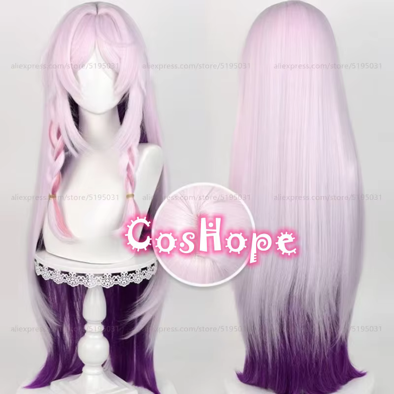 Citlali Cosplay Wig 90cm Long Straight Hair Pink Purple Gradient Wig Cosplay Anime Cosplay Heat Resistant Synthetic Wigs - AliExpress 200000532