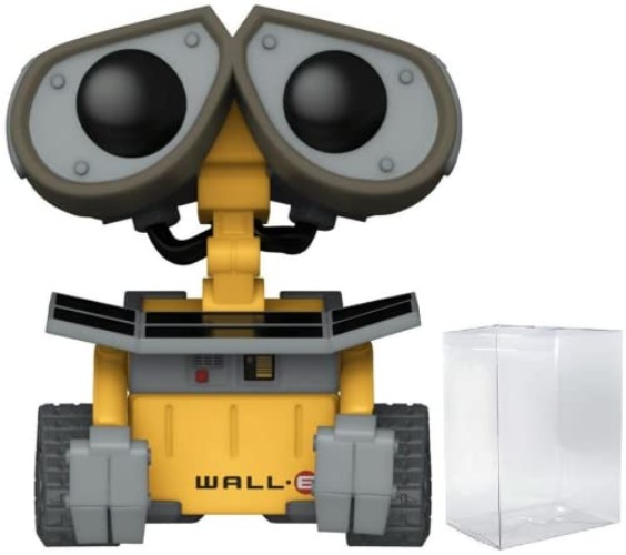 POP Disney Pixar: Charging Wall-E Specialty Series Funko Vinyl Figure (Bundled with Compatible Box Protector Case), Multicolored, 3.75 inches