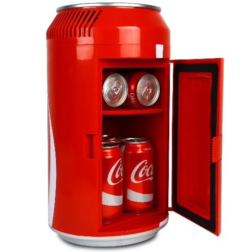 Coca-Cola 8 Can Portable Mini Fridge