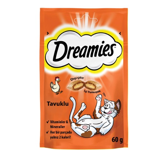 Dreamies Cat Treats, Chicken, 60 Gm