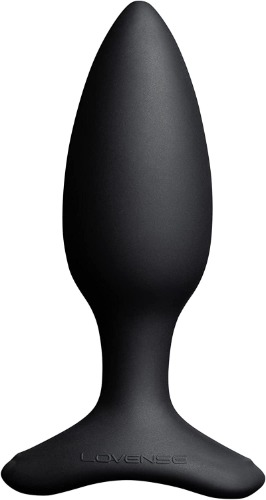 LOVENSE Hush 2 Butt Plug 1.5", Silicone Anal Vibrating Ball for Men, Big Plug Vibration Machine for Women and Couples, Anal Plug Sex Toys Waterproof and Rechargeable - Hush 2(1.5 Inch)