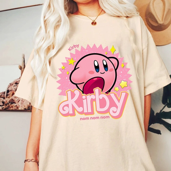 Cute Kirby Shirt | VIntage Kirby Shirt | Kirby Anime Shirt | Kirby Video Game Shirt | Pink Kirby Shirt