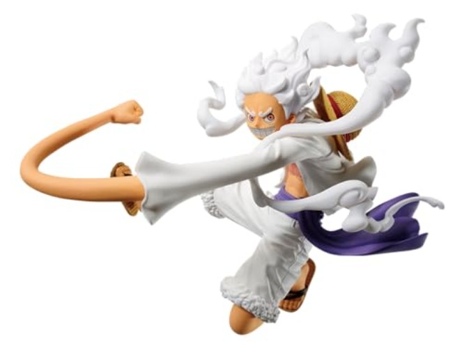 Banpresto - One Piece - Money D. Luffy Gear 5, Bandai Spirits Battle Record Collection Figure - Monkey D. Luffy Gear 5
