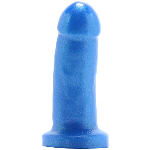 Tantus Sex/Adult Toys They/Them Dildo- 100% Ultra-Premium Super Soft Matte Finish Harness Compatible Silicone Anal Safe for Men, Women, Couples - Rockabilly Blue - Rockabilly Blue