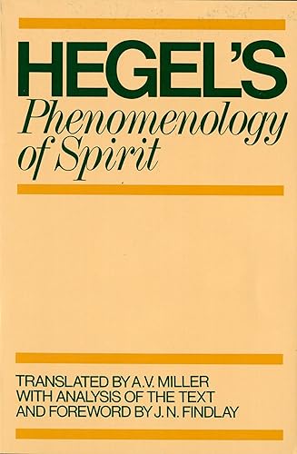 Phenomenology of Spirit (Galaxy Books)