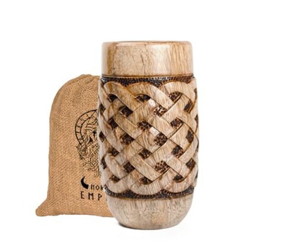 Wooden Beer Cup 