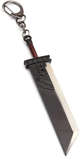 Final Fantasy 7 Cloud Buster Sword Metal Keychain