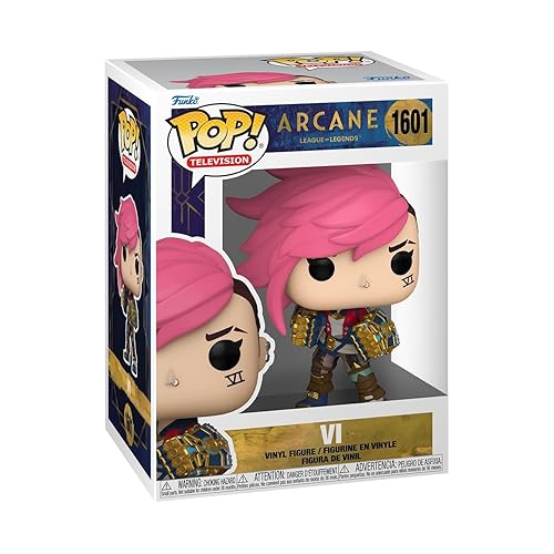 Funko Pop! TV: Arcane LoL - Vi - Arcane: League Of Legends - Collectable Vinyl Figure - Gift Idea - Official Merchandise - Toys for Kids & Adults - TV Fans - Model Figure for Collectors and Display