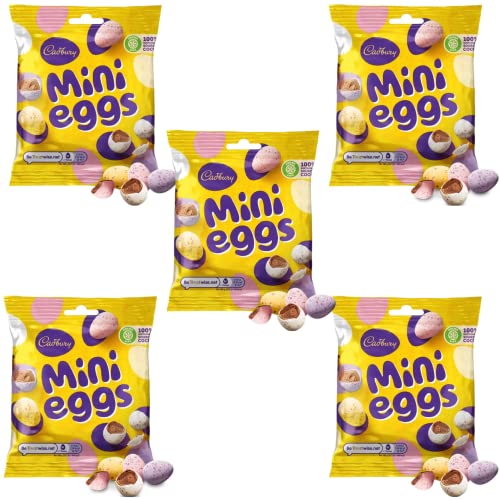 Chocolate Mini Eggs | 80g - Chocolate - 1 Count (Pack of 5)