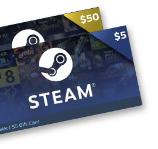Steam gift card
