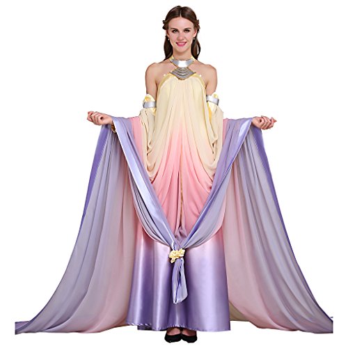 CosplayDiy Women's Dress for Queen Padme Amidala Cosplay - XX-Large - Multicolored