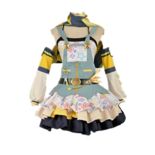 Rin Hoshizora Cosplay Halloween Party Christmas Custom Size Made Costumes Stage Performance Clothes - Female L