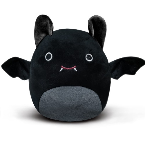 ariel-gxr Bat Plush Toy, 8 inches Stuffed Animal Plushie Super Soft Plush Pillow Kawaii Bat Plush Doll Decoration Gift - Black Bat Plushies