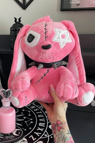 Hex Hopper: Cookie Chaos Plush Toy | One Size / PINK / 100%POLYESTER