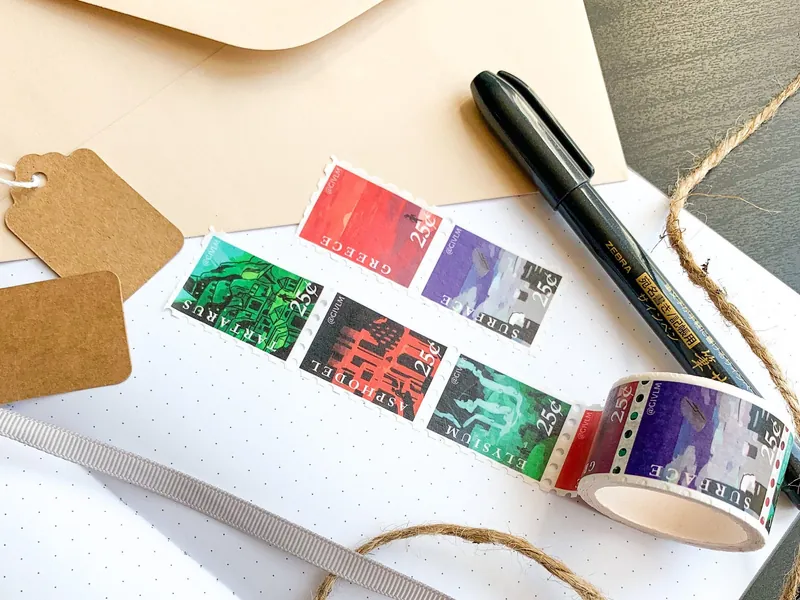 Ventures from Hell - Hades-Themed Stamp Washi