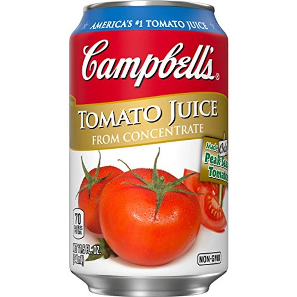 Campbell's Tomato Juice, 11.5 oz. Can (Pack of 24) - Tomato - 11.5 Ounce (Pack of 24)