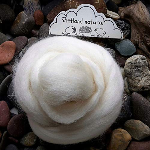 100g Felt Wool Needle Felting Wool Large Cream White