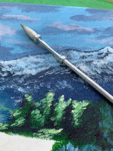 Rapunzel's paintbrush