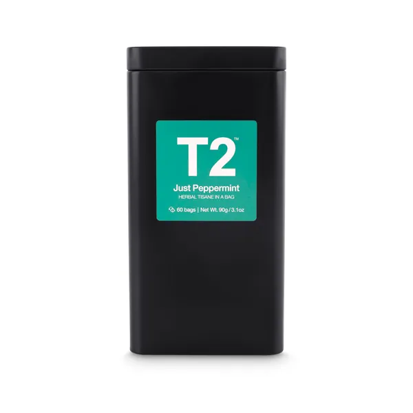 Just Peppermint Tea Bag Tin 60 pack