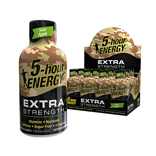 5-hour ENERGY® Shot, Extra Strength, Sour Apple, 1.93 oz, 12 Count - Sour apple