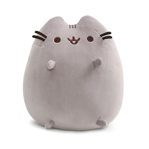 GUND Pusheen The Cat Squisheen Plush, Stuffed Animal for Ages 8 and Up, Gray, 11” - 11"
