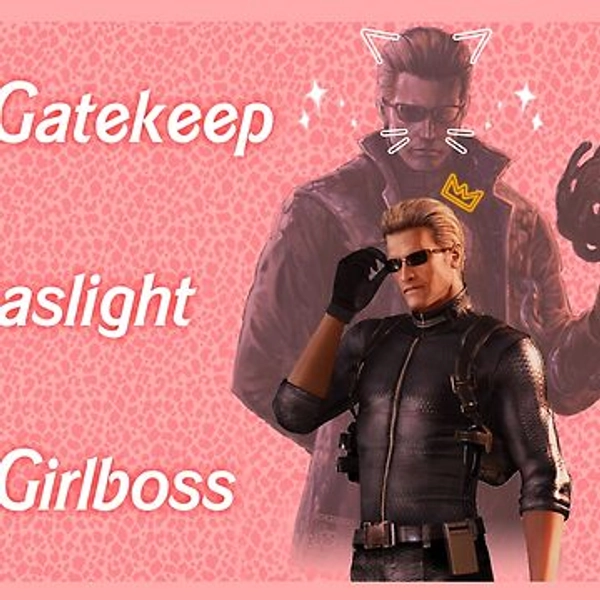 Wesker : Gaslight Gatekeep Girlboss  | Throw Blanket