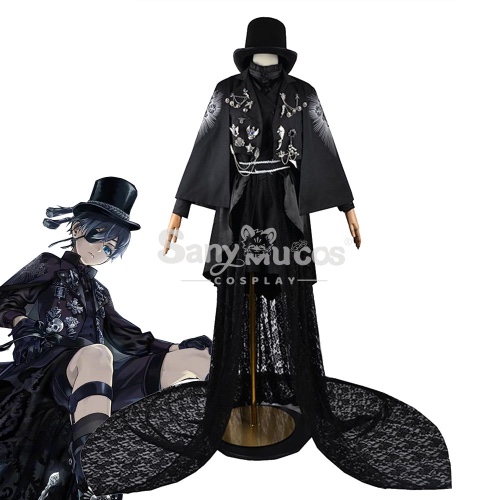 【In Stock】Anime Black Butler Cosplay 15th Anniversary Lady Ciel Phantomhive Costume - L