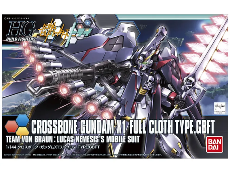 1/144 HGBF Crossbone Gundam X-1 Full Cloth Ver.GBF