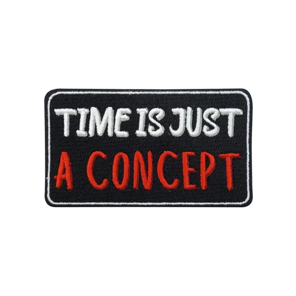 Patch latecomer patch for ironing | Time is just a Concept Patches, Spruch Bügelbild, Lustige Aufbügler, Bundeswehr Finally Home