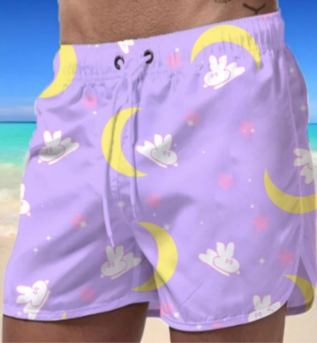 Moon Bunny Shorts - 2XL