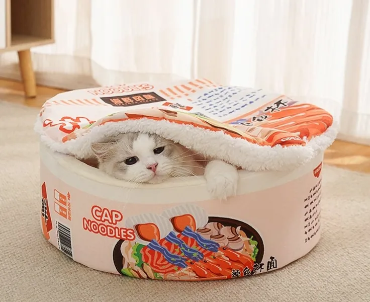 Instant Noodles Ramen Cup Noodle Pet Bed